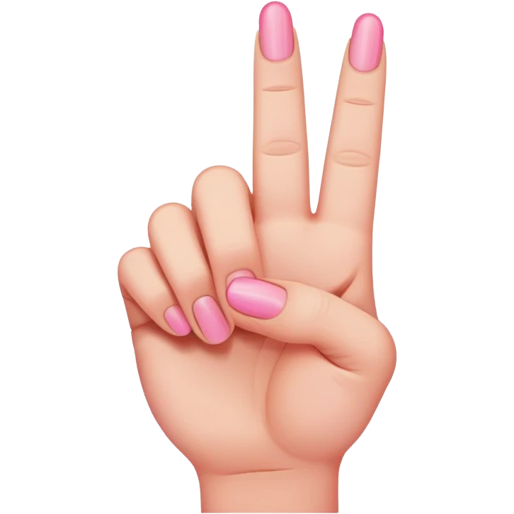 pink middle finger emoji