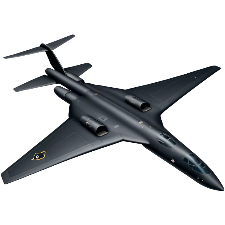 B-2 Spirit bomber - Northrop B-2 (Model Year: 2021) (Iconic colour: Stealth black) emoji