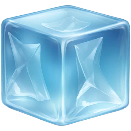 Ice cube emoji