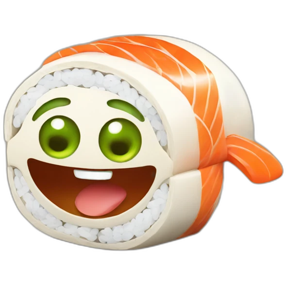 happy sushi emoji