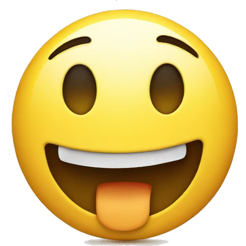 Smiley face winning emoji