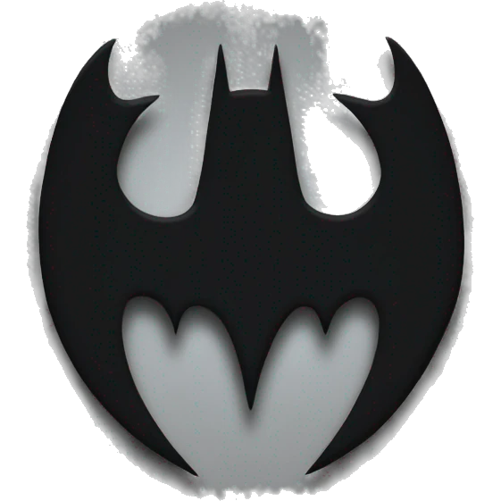 Batman logo emoji