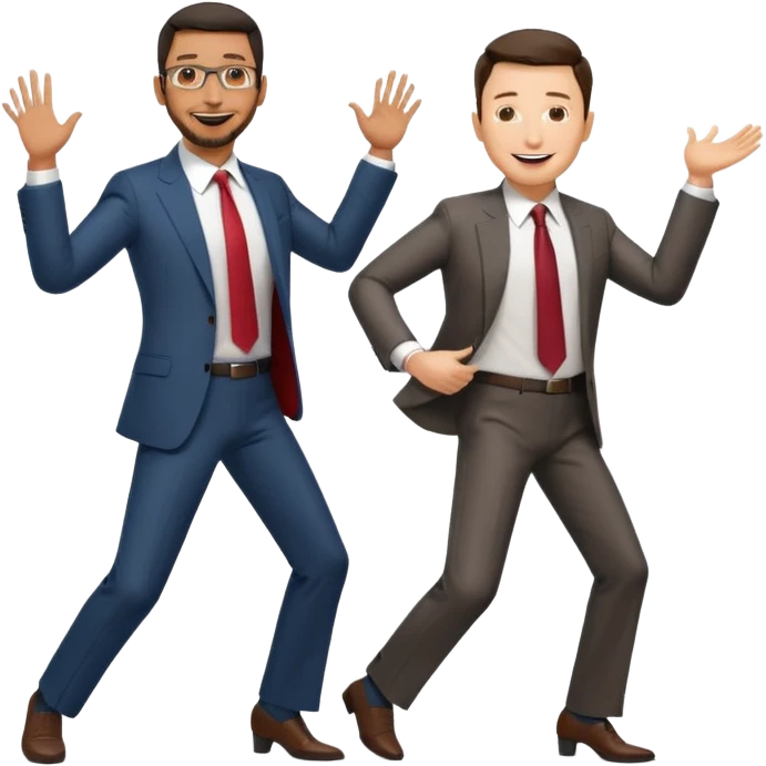 sundar pichai and elon musk dance  emoji
