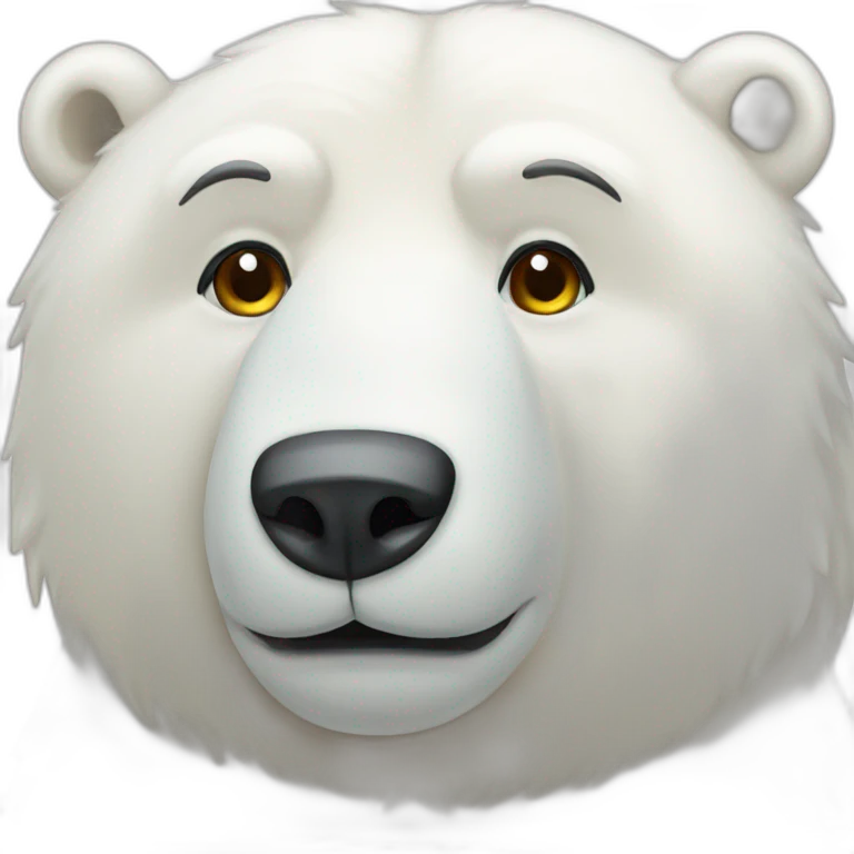 Polar bear emoji