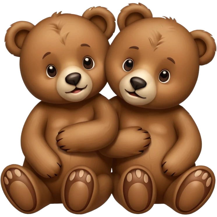 Bears in love emoji