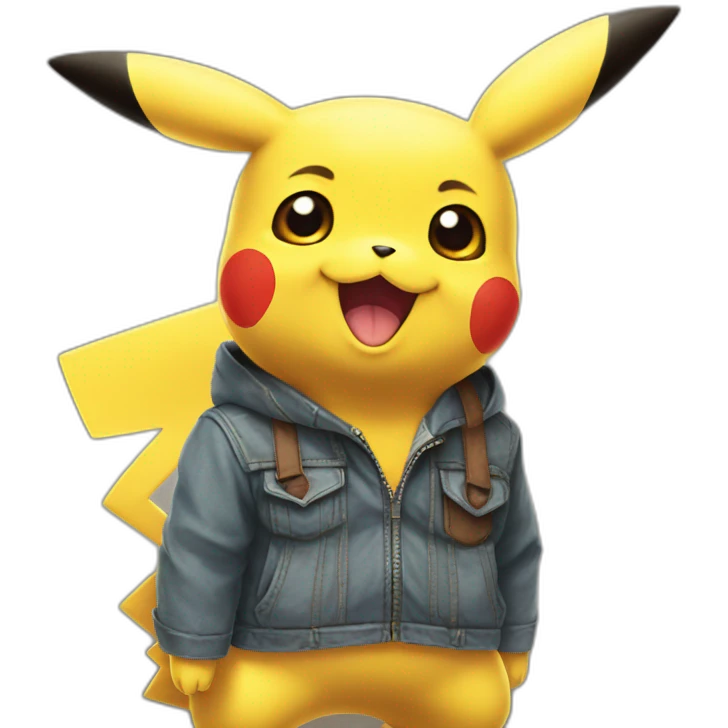 Pikachu de Pokémon  emoji