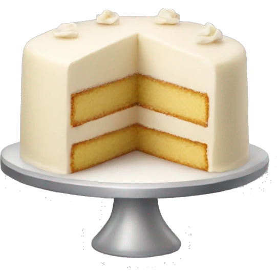 vanilla cake emoji