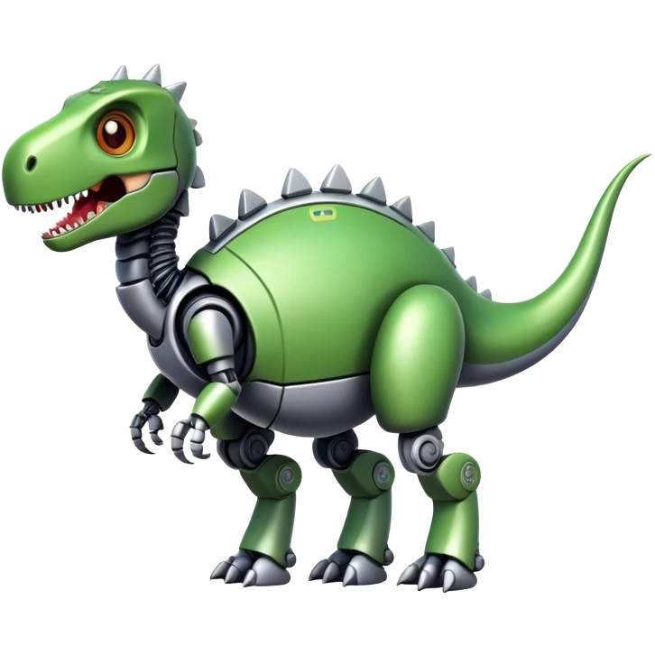 robot dino emoji
