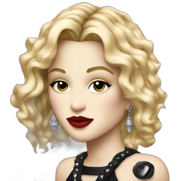 Madonna material girl emoji