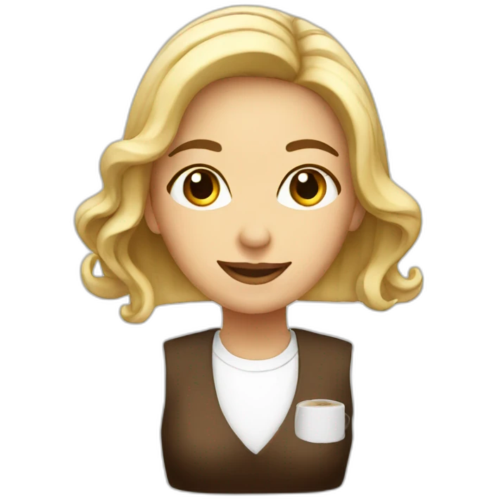 coffee girl white emoji