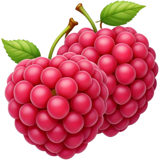 Raspberry Peach emoji