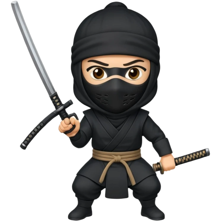 ninja with gun emoji