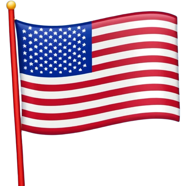 Upside down United States flag emoji