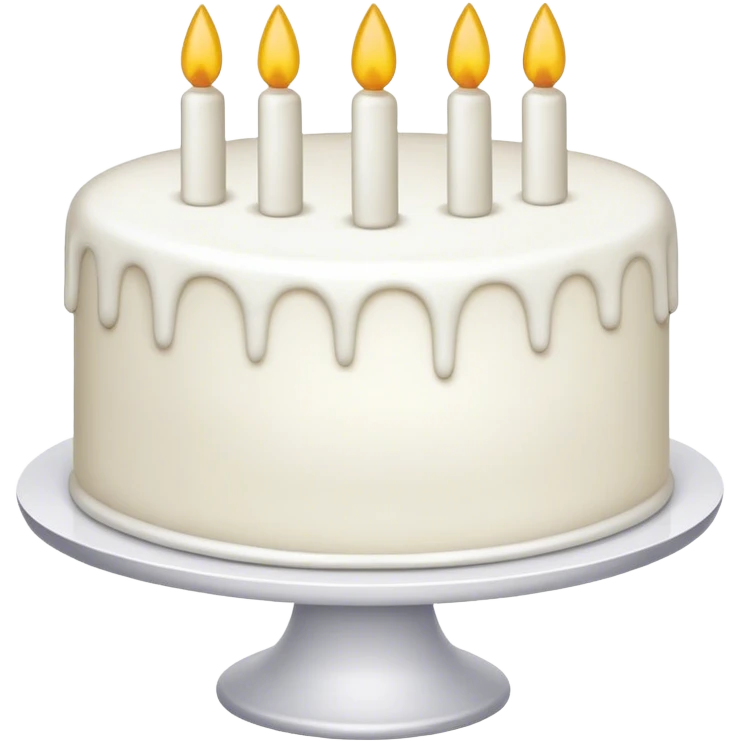 white cake emoji