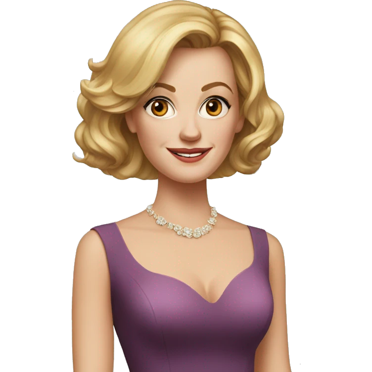 Claire Dunphy from Modern Family, dress, portrait emoji