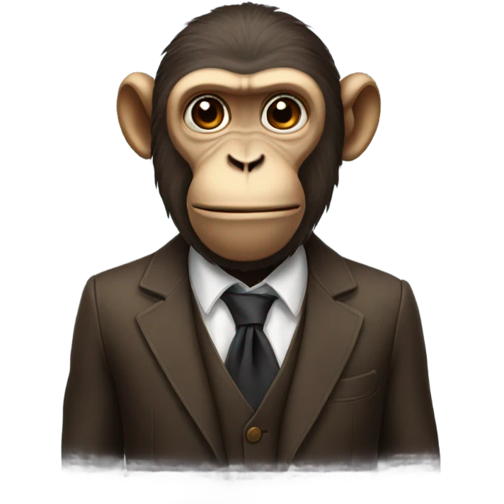 Monkey with a mustache  emoji