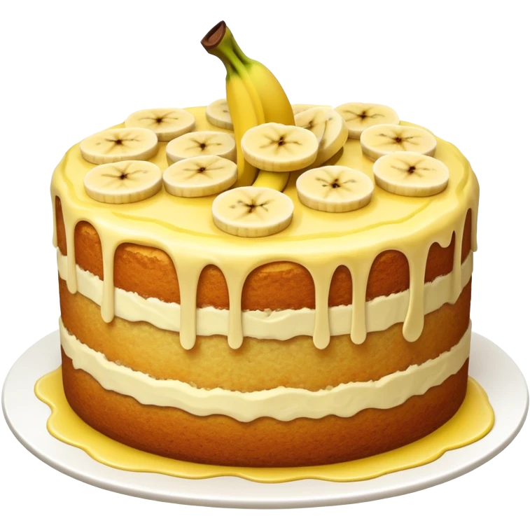 Banana cake emoji