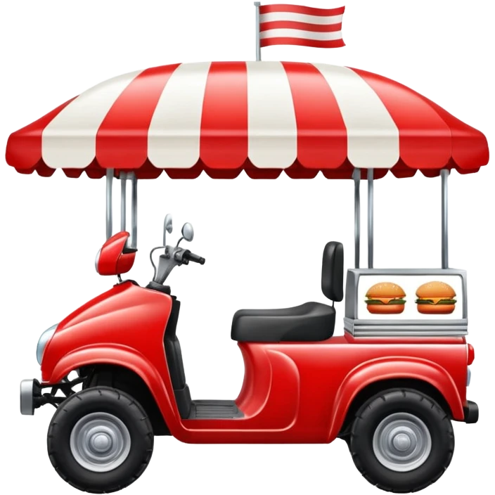burger stall four wheeler  emoji