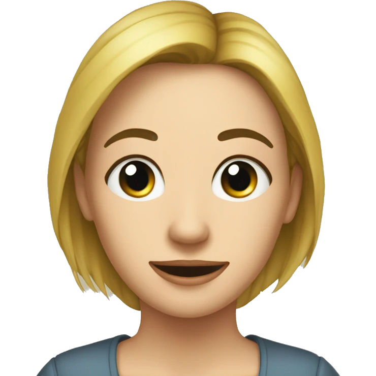Treten mit fuß auf boden frau  emoji