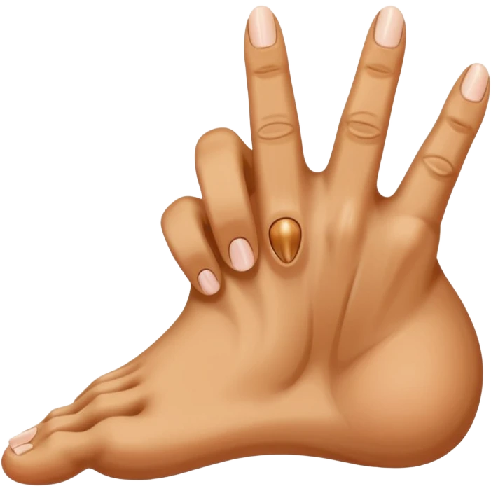 foot with middle finger  emoji