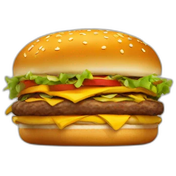 Burger king emoji