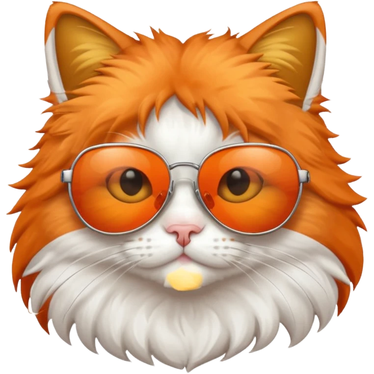 Cat wearing sunglasses emoji