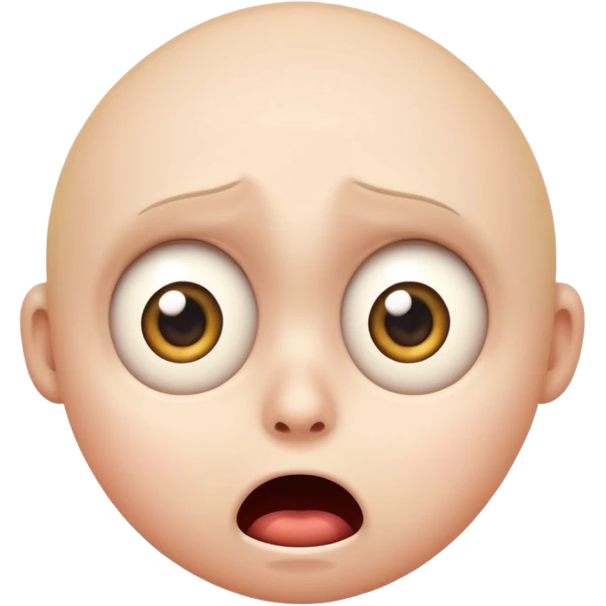 I want an emoji that looks like he’s scared of penises  emoji