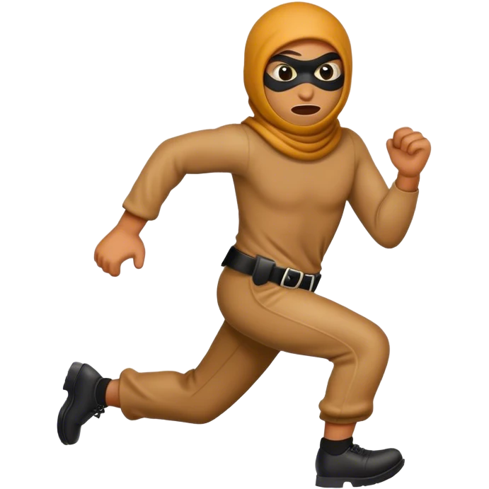 Robber running emoji emoji