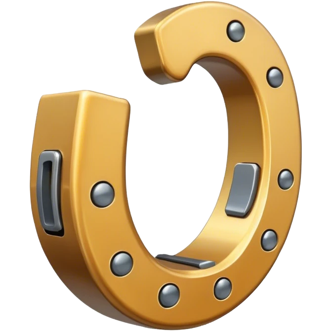 a horseshoe magnet emoji