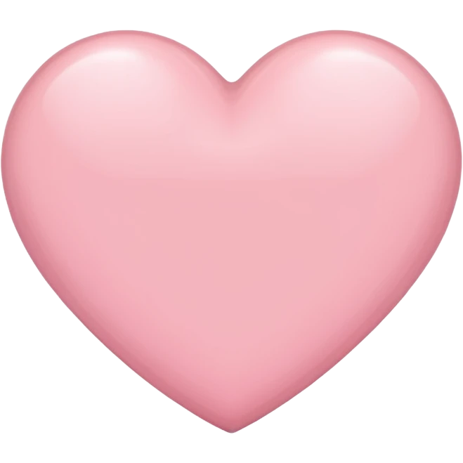 light pink heart emoji