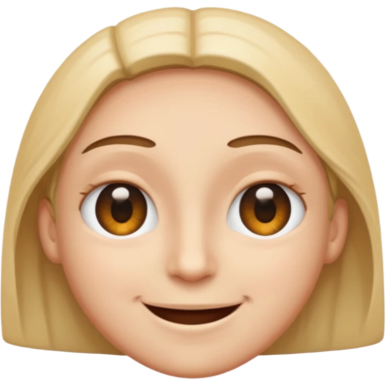 the right eye is wide opened, the left eye is half closed. emoji