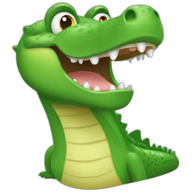 green croc emoji
