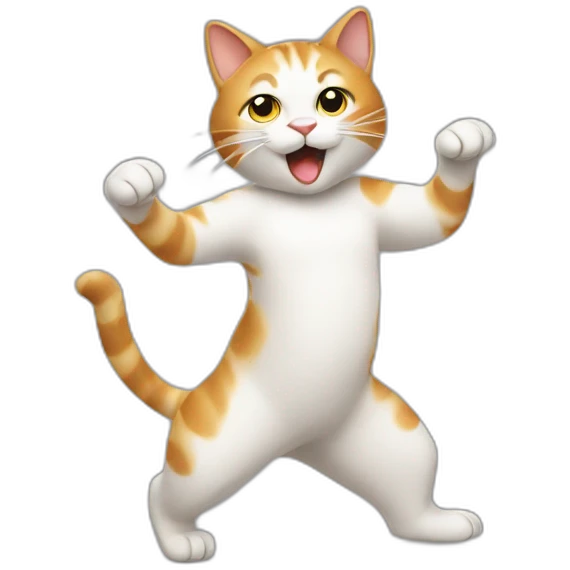 cat dancing emoji