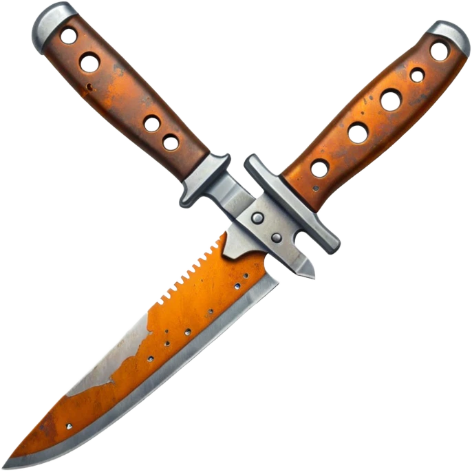 Rusty knife emoji