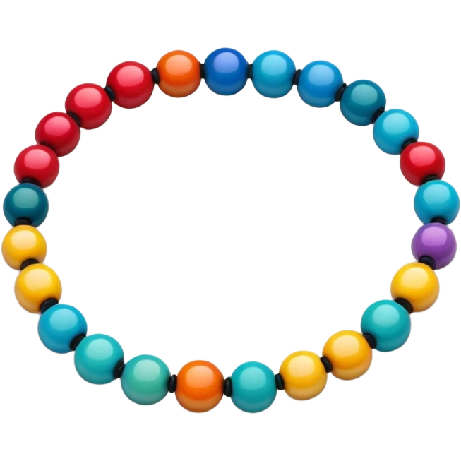 beaded bracelet emoji