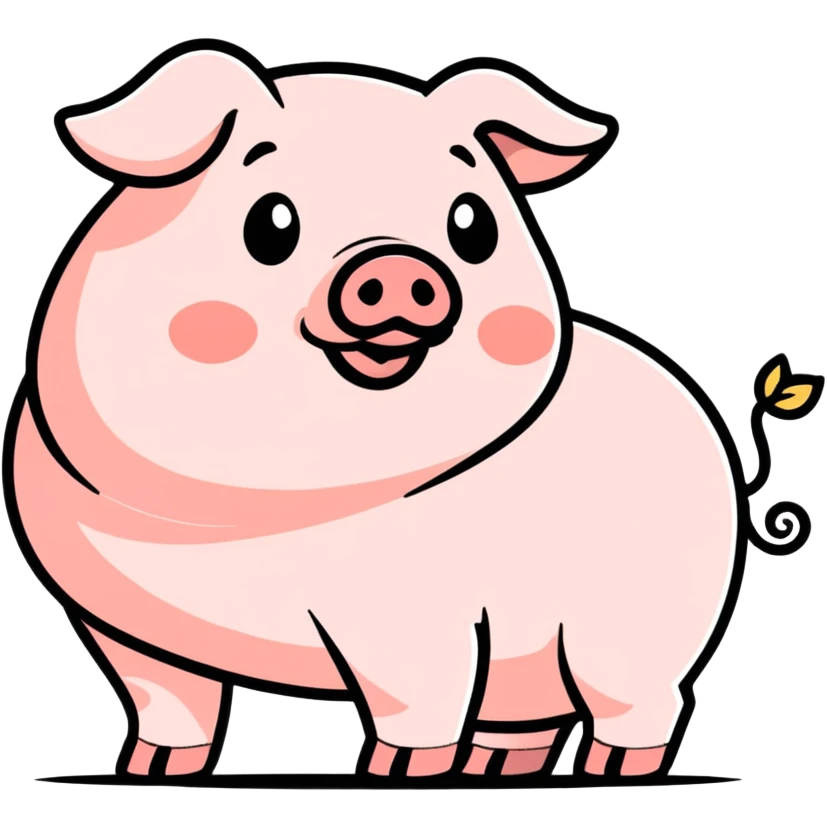 fat piglet emoji