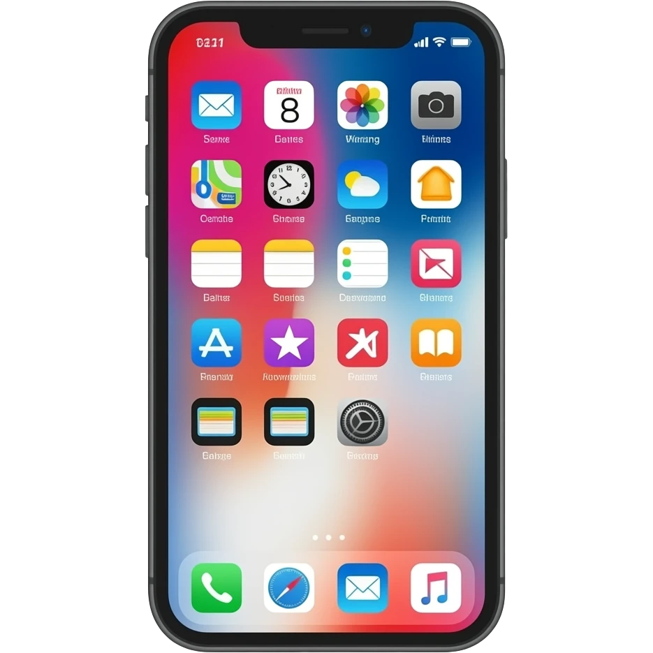Iphone screen image emoji