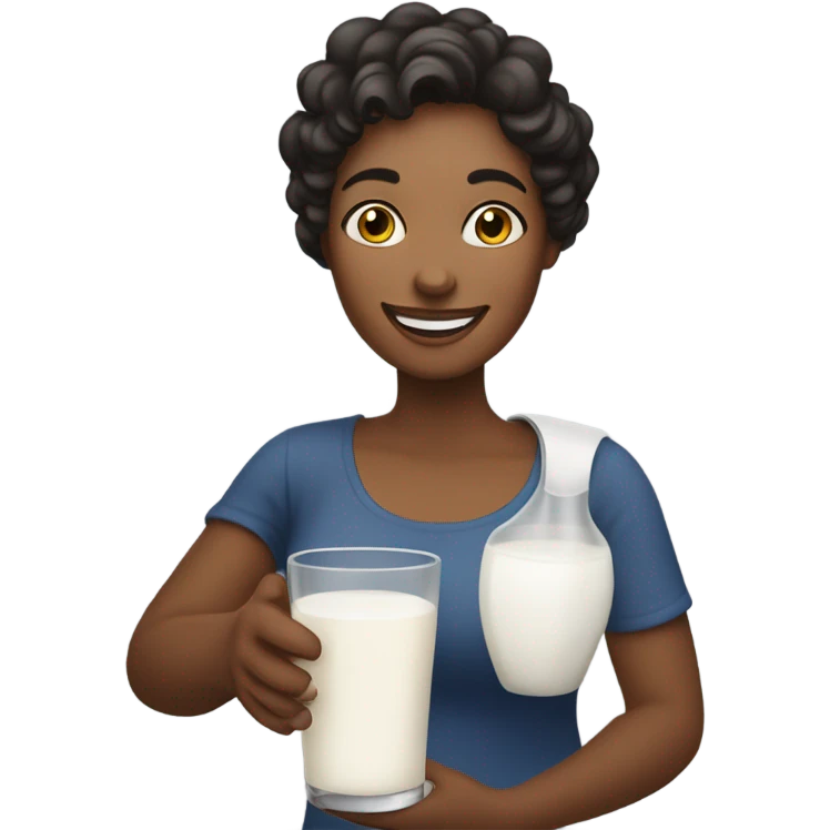 mama with milk emoji