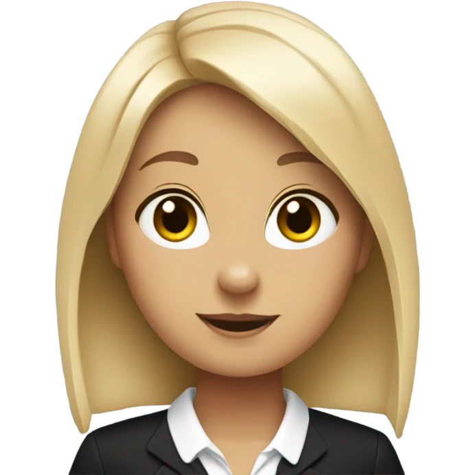 Bunny in black women dress going to office  emoji