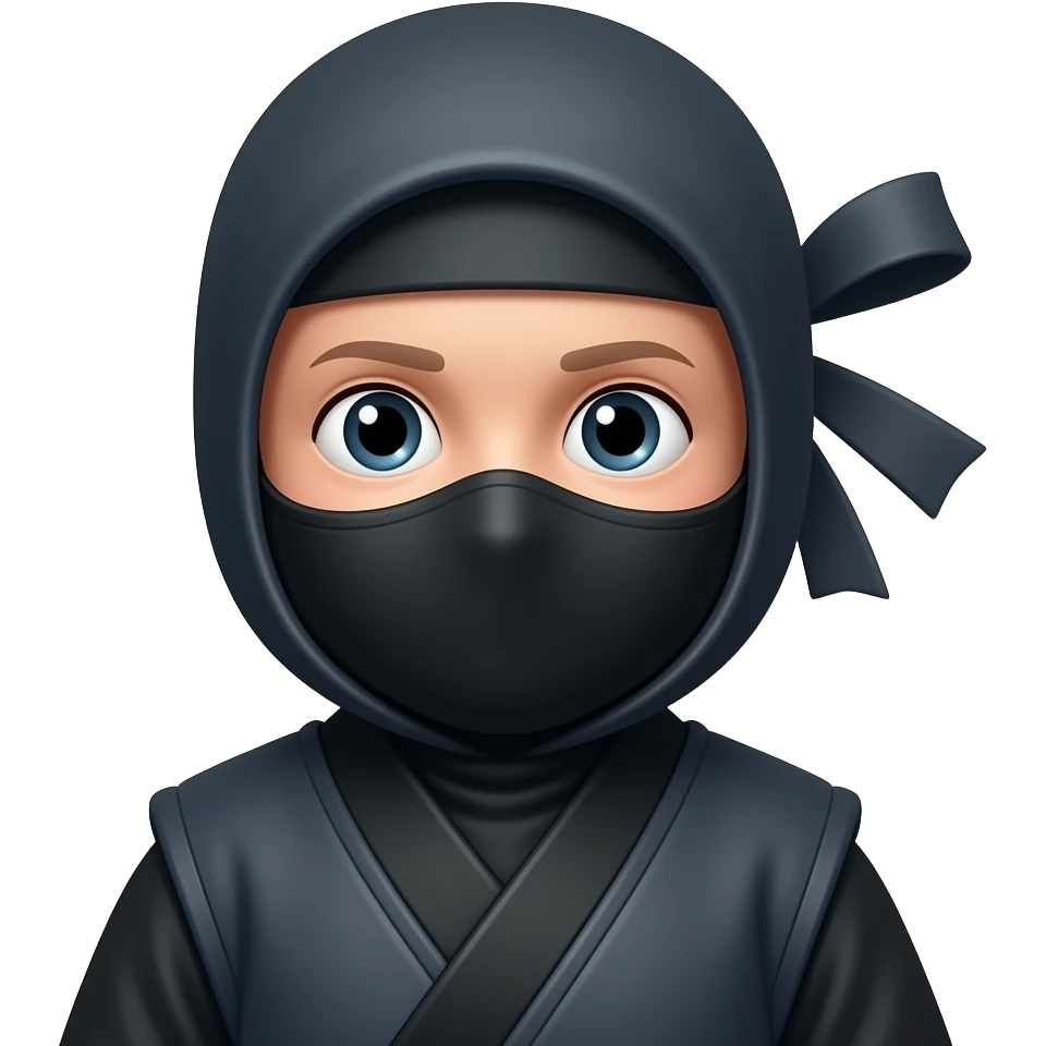 Down syndrome ninja emoji