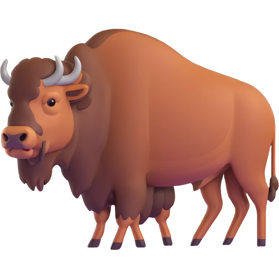 Bison emoji