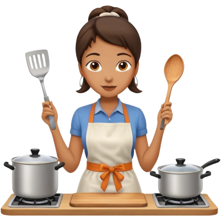 Female cooking emoji