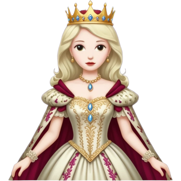 HEADLESS QUEEN WITHOUT HEAD emoji