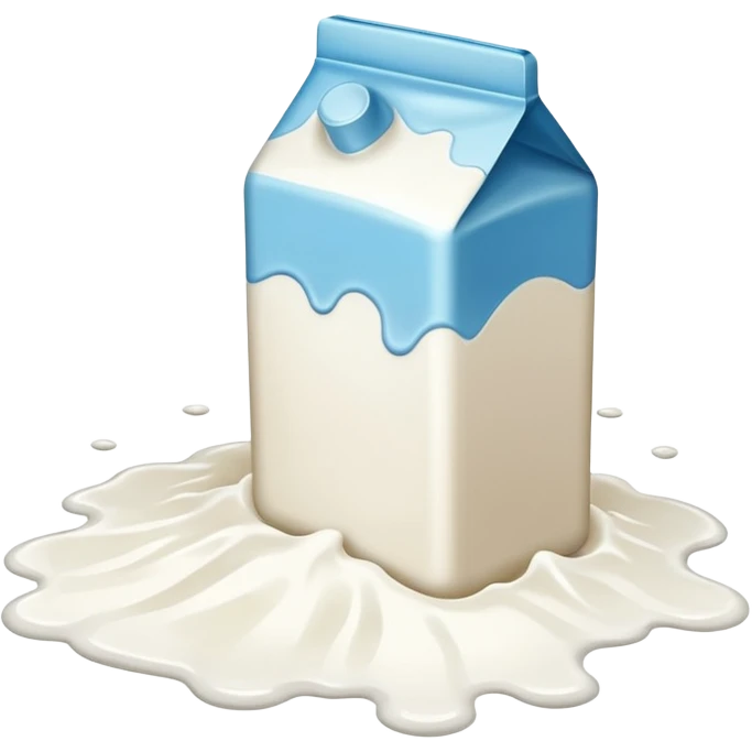spoiled milk floor spill emoji