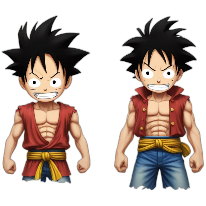 Luffy en gear 5 emoji