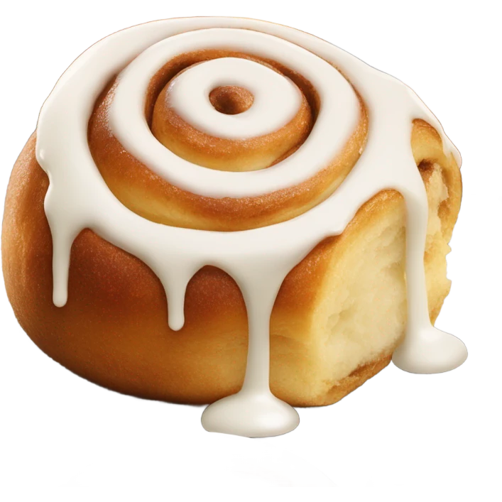 yummy cinnamon roll emoji