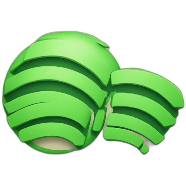 vintage Spotify logo emoji