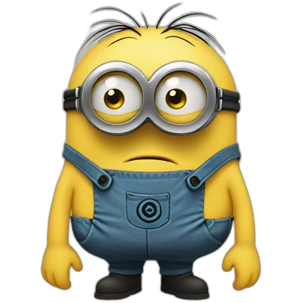 depressed minion emoji