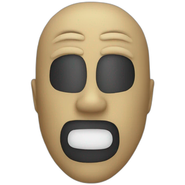 Mask man emoji