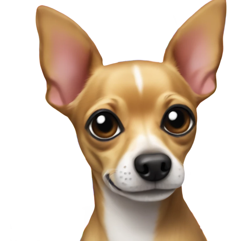 chihuahua dachschund mixed dog with a pride flag emoji